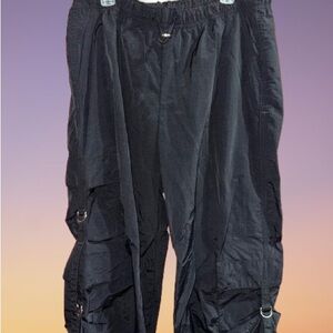 Oversized Cargo Pants [black windbreaker]